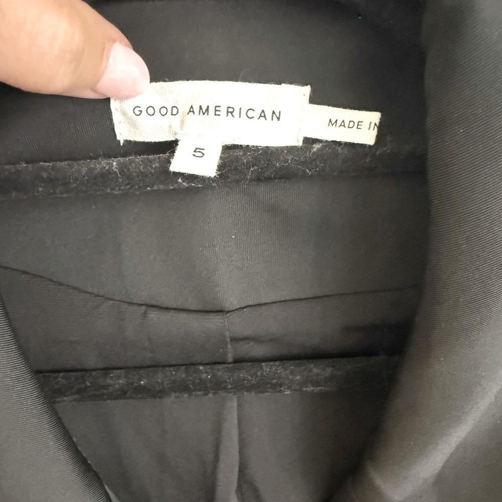 Good American Shiny Scuba Blazer - Size 3X - Picture 4 of 5